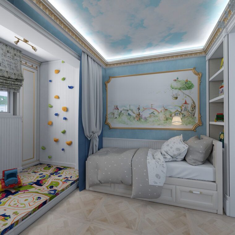 Варианты детских комнат для двоих детей — фото