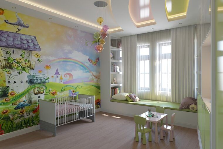 Варианты детских комнат для двоих детей — фото