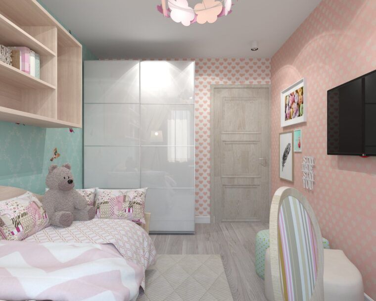 Детская 12 кв. м. — реальные примеры оптимального зонирования и оформления комнаты для детей и взрослых (145 фото)