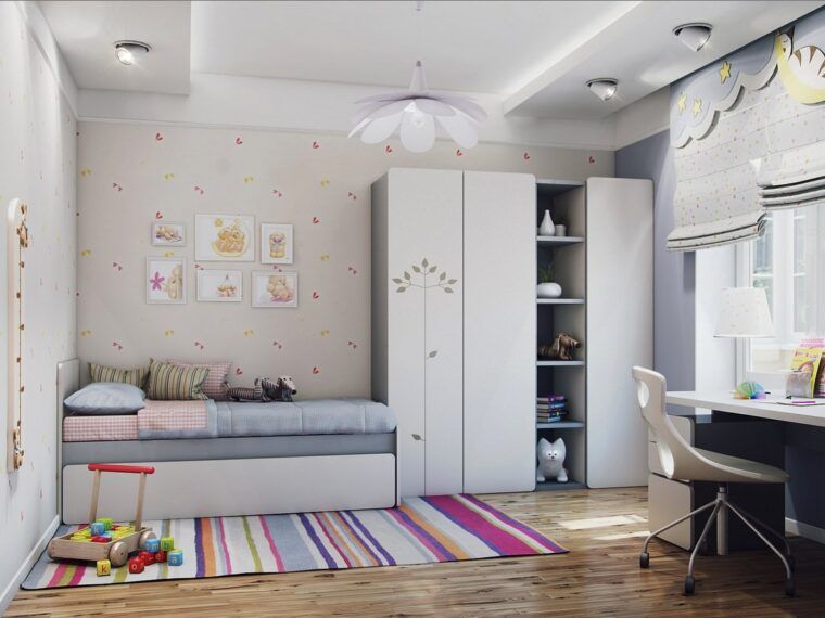 Маленькая детская комната — 135 фото лучших решений с описанием оформления детской в современном стиле