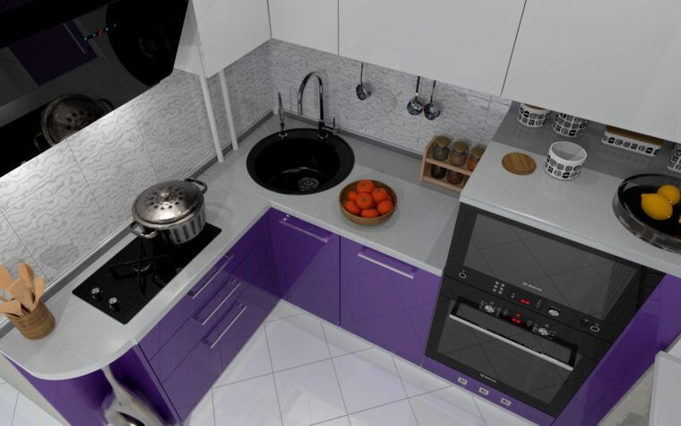Кухня 5 кв. м: 115 фото идей интерьера и обустройства малометражных кухонь