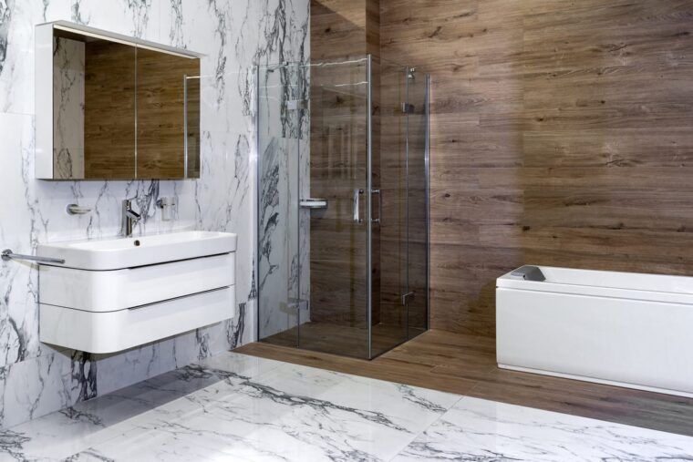Ванная комната с душевой кабиной: дизайн, обзор лучших идей и советы по оформлению